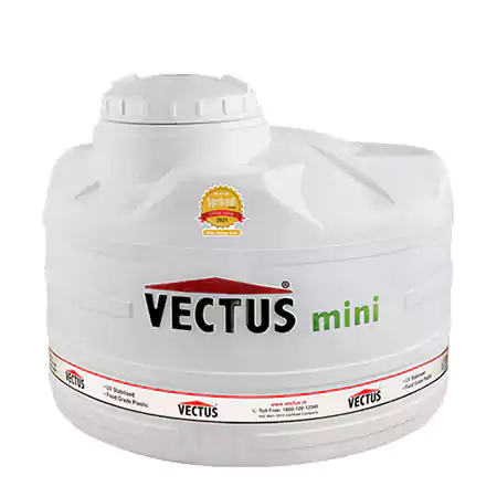 Vectus Mini Tank - Low height Anti-Baterial Water Storage Tank